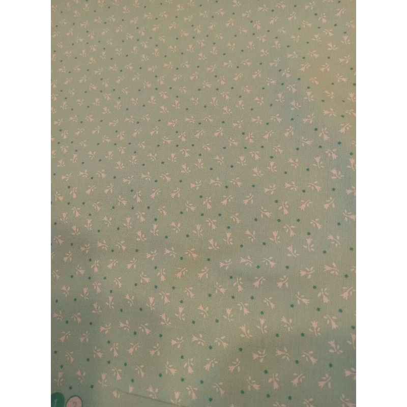Teal Tulip Quilting Cotton - 2 yard remnant