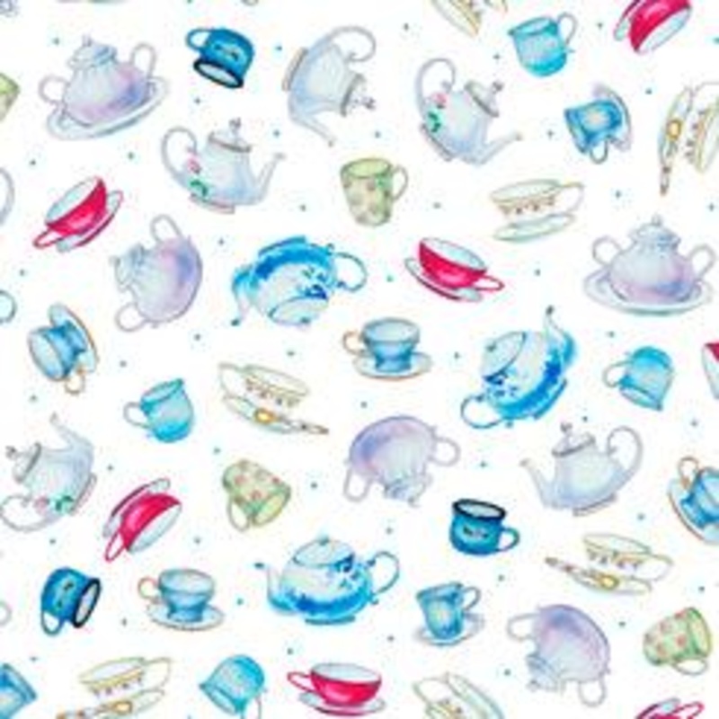 This & That II TEAPOTS WHITE