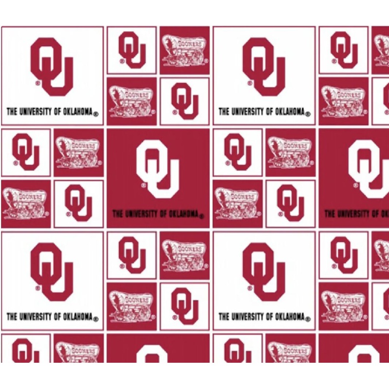 University of Oklahoma Sooner Cotton Fabric