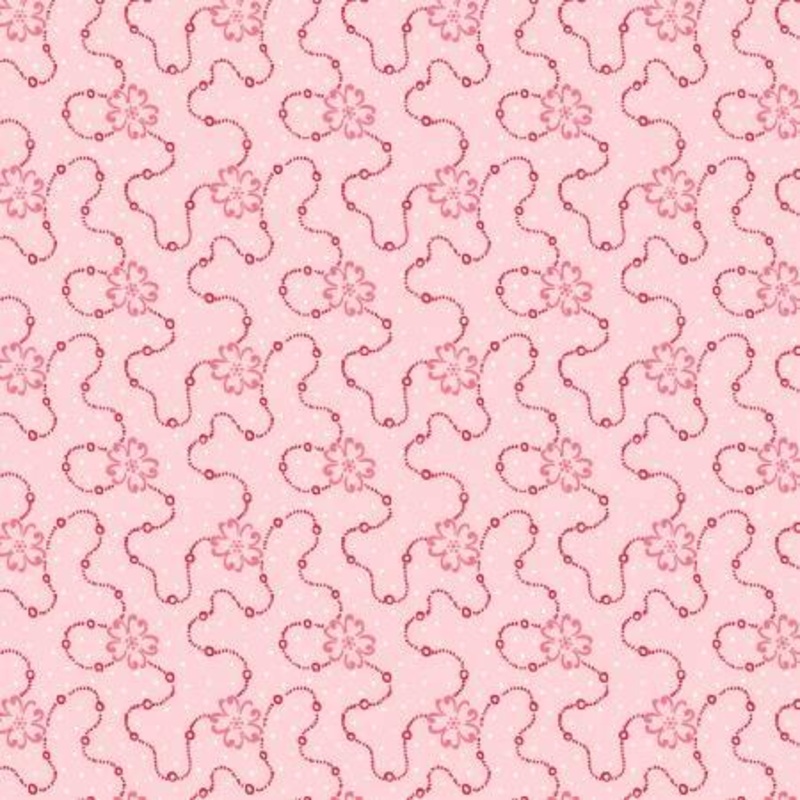 Victoria Flower Chain Pink