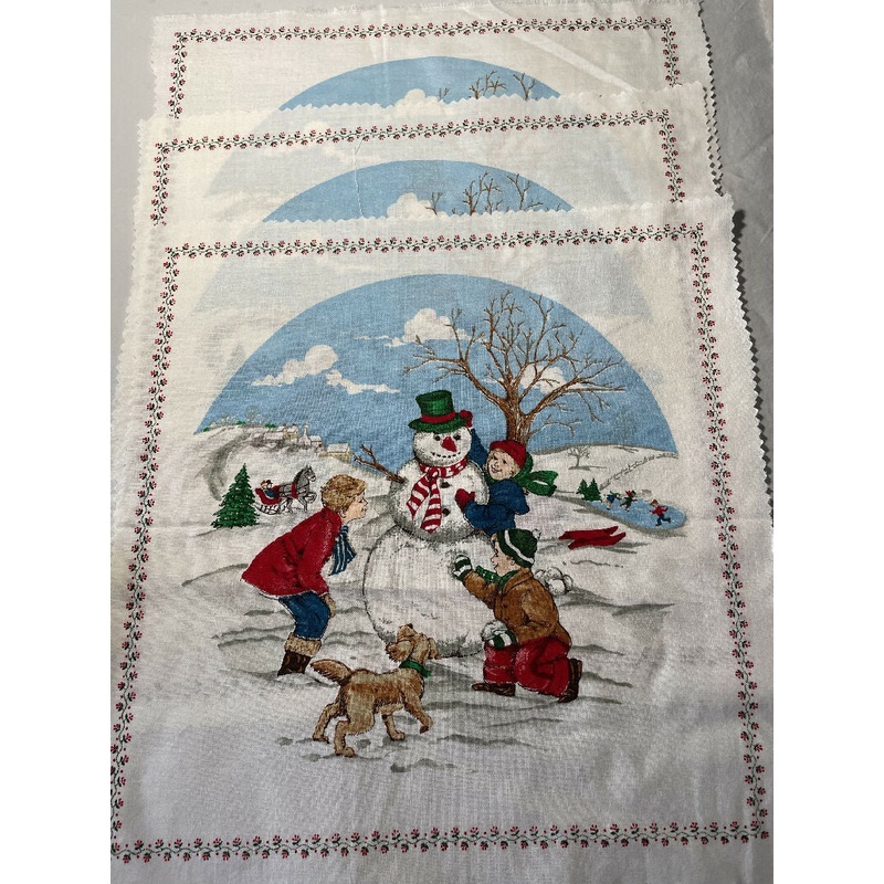 Vintage Christmas panels