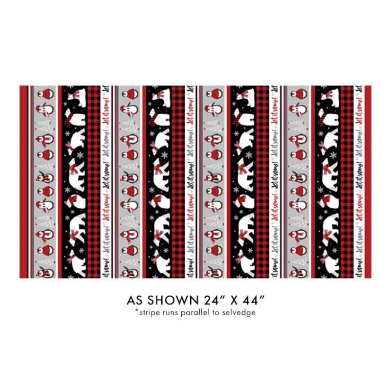 Winter Comfort Snowy Stripe Flannel Multi