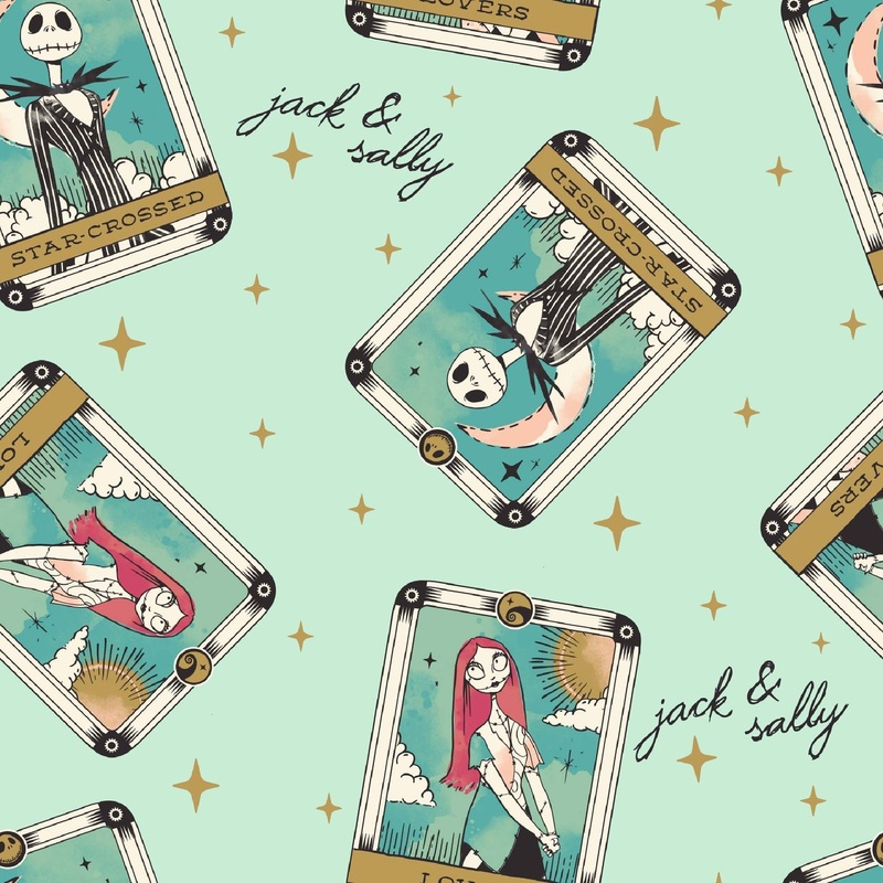 $35 Whole 5 Yard Cut - Nightmare Before Christmas Star-Crossed Lovers - Springs Creative