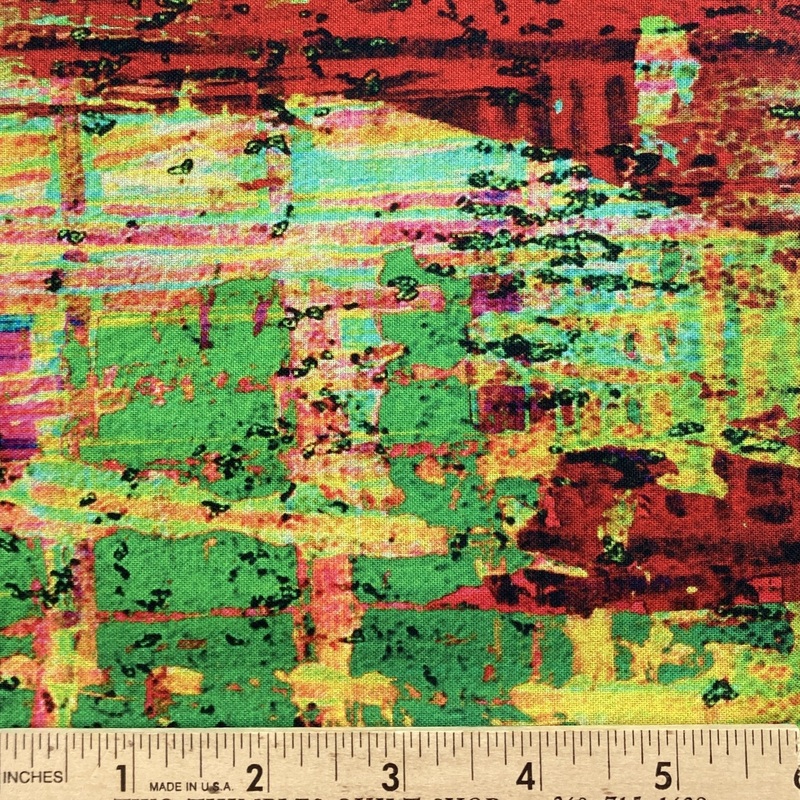Narrow Off the Grid Digital from P&B Textiles Green