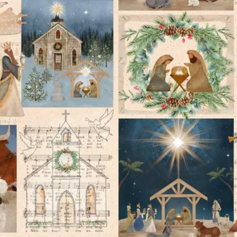 O Holy Night Multi Adore Him Patch