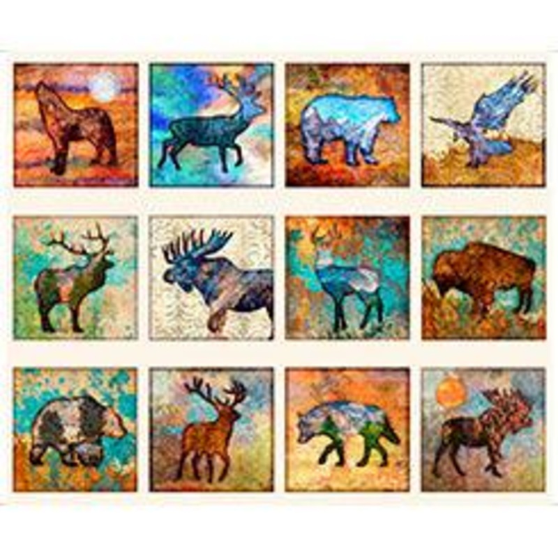 p009 Untamed ANIMAL BLOCKS Cream
