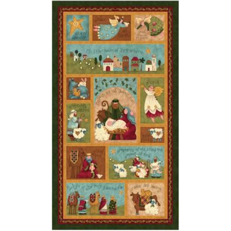 P042 Holly Star of Wonder Panel