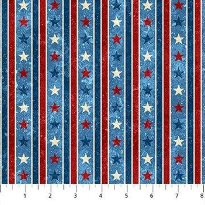 STARS & STRIPES 10TH ANNIVERSARY BLUE MULTI Stripes