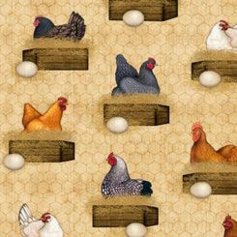 Sunrise Farms HENS NESTING TAN