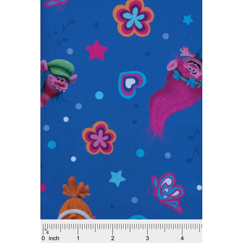 Trolls Party Purple (1 and 3 yard cuts)