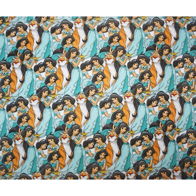 $35 Whole 5 Yard Cut - Disney Jasmine and Rajah - Springs Creative