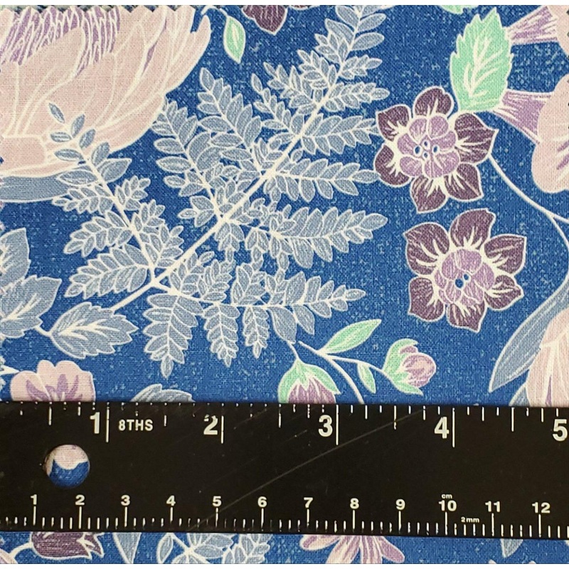 Awaken Main Floral Blue