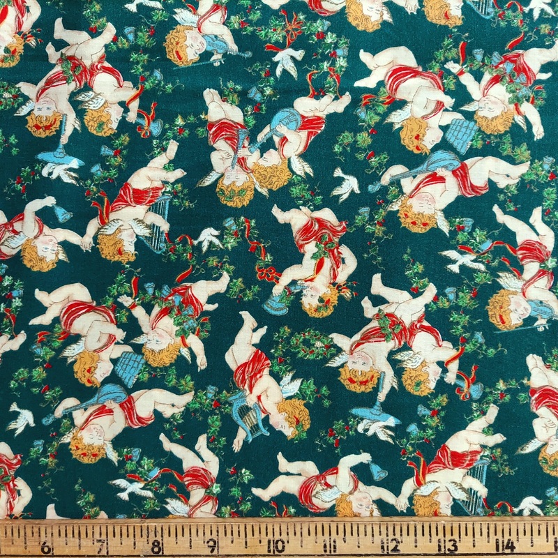Concord House Stardust Cherubs 4434TG Green