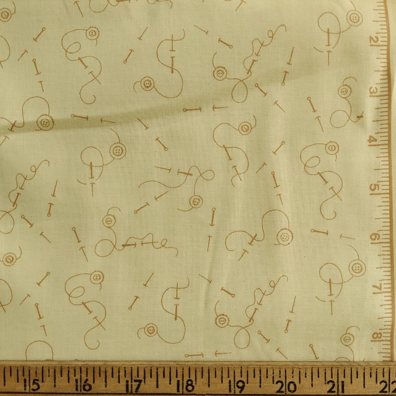 Fabri-Quilt Quilters Don't Do Buttons Yellow
