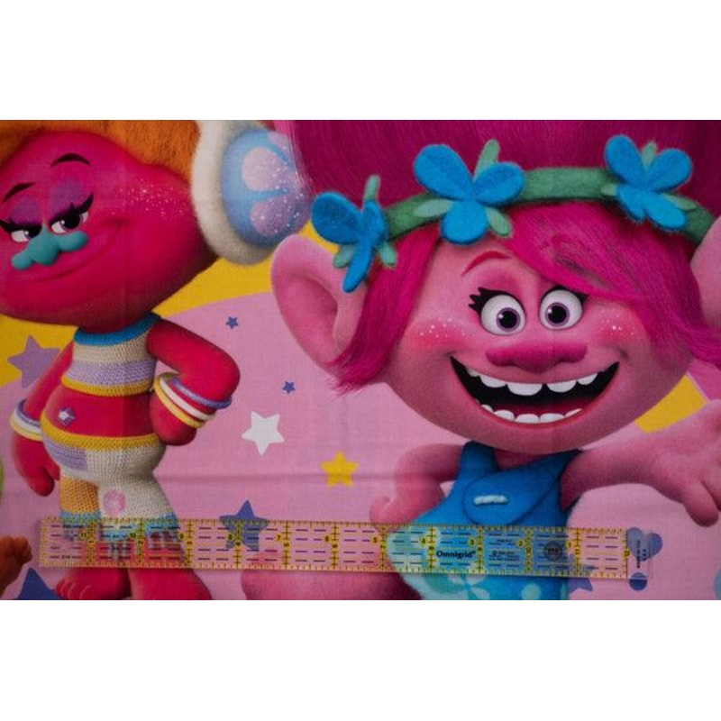 Trolls Panel Happy (1 yard cuts)