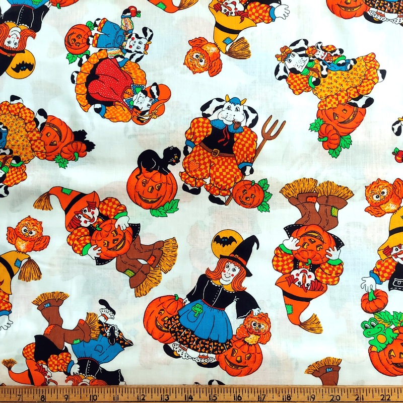 Wamsutta Sew Scary 8320 Pumpkins