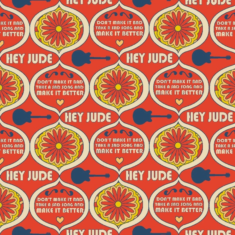 $35 Whole 5 Yard Cut -  Lennon Mccartney Hey Jude - Springs Creative