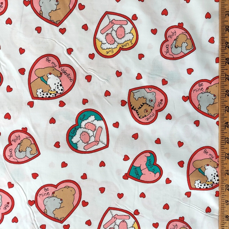 Fabric Country Hearts in Dreamland
