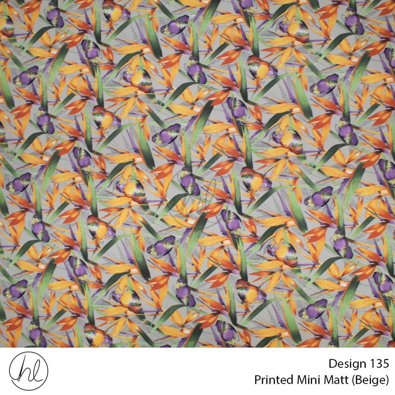 Mini Mat Prt Leaf/Butterfly fabric