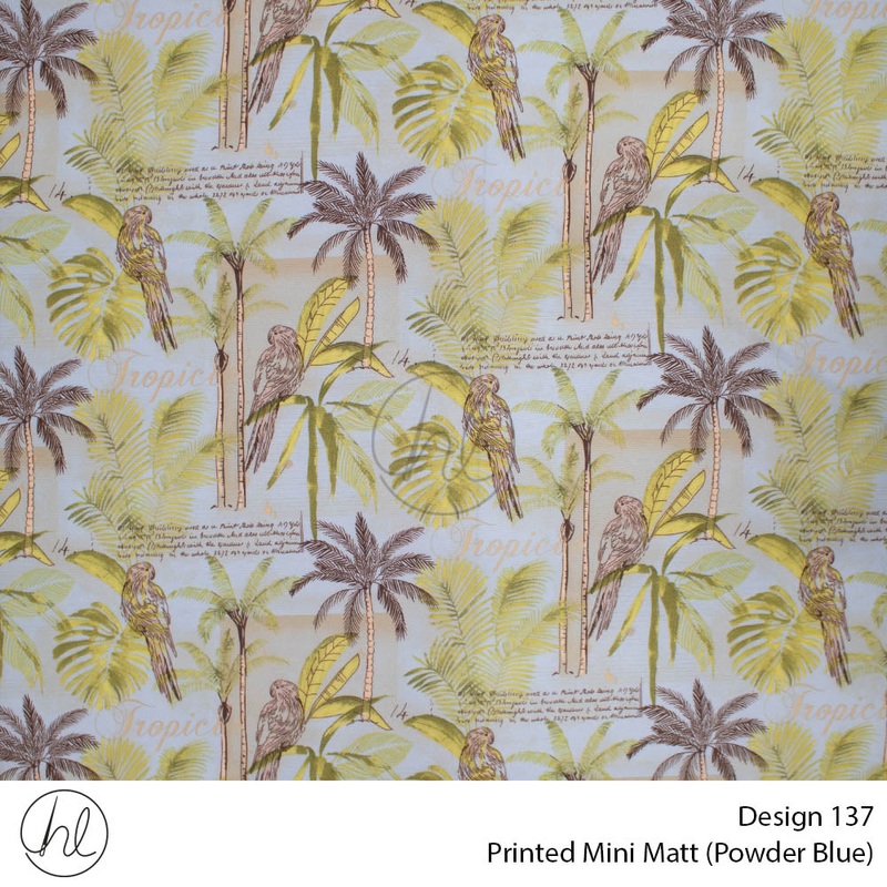 Mini Mat Prt Tropical fabric