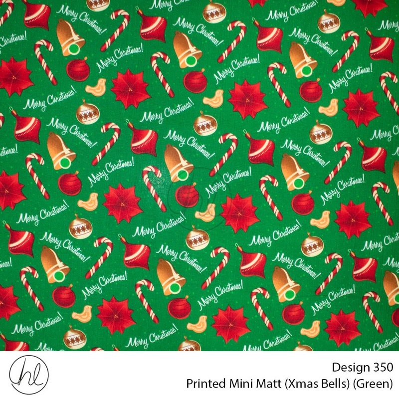 Mini Mat Prt Xmas Bells
