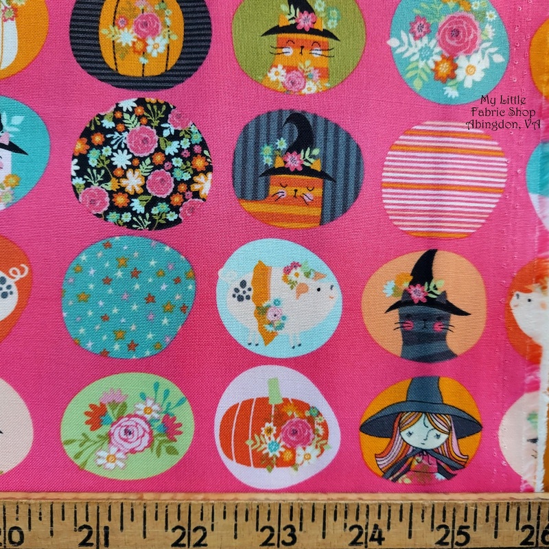 Poppie Cotton Kitty Loves Candy Fun Dots Pink KC23906