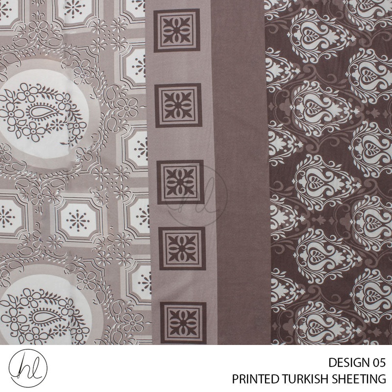 PRINTED TURKSIH SHEETING 51 DESIGN 05 ILGIM 240CM WIDE PER M
