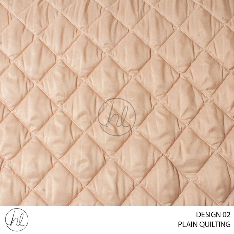 QUILTING POLYESTER PLAIN DESIGN 02 BEIGE 235CM WIDE PER M