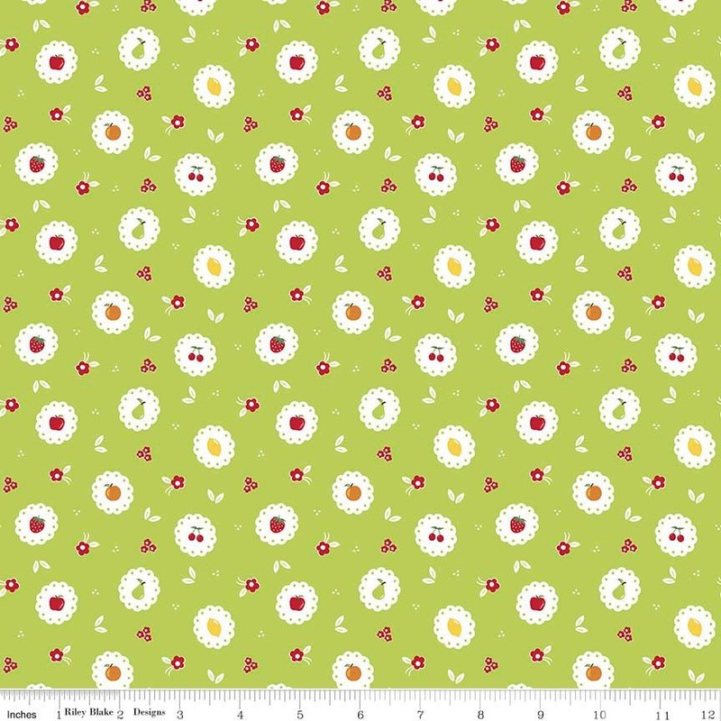 Riley Blake Designs Orchard Scallop Green
