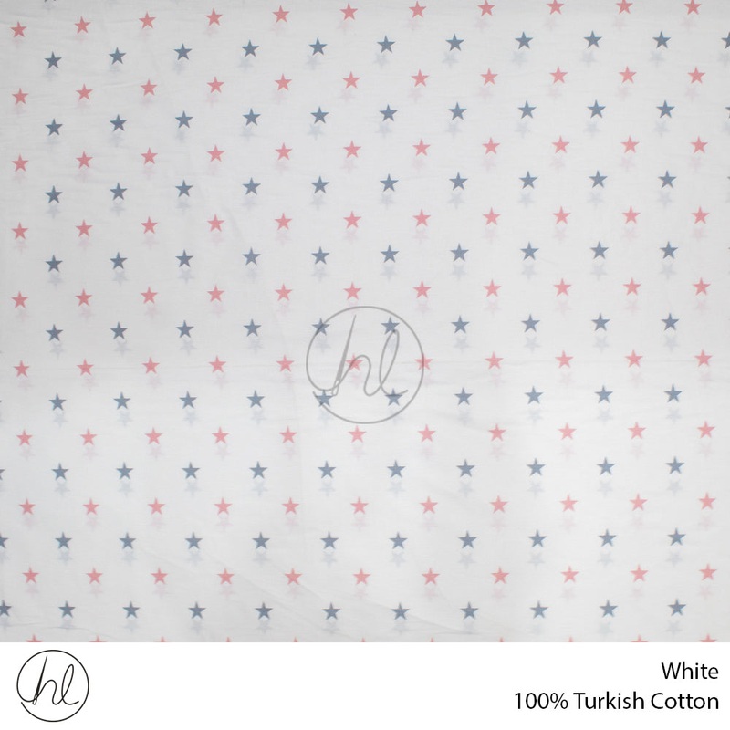 100% Cotton Prt Med Star