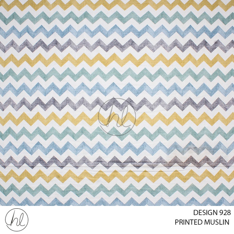 C/D MUSLIN PRT ZIG ZAG STR 400 DUCK EGG ROLL 001 1
