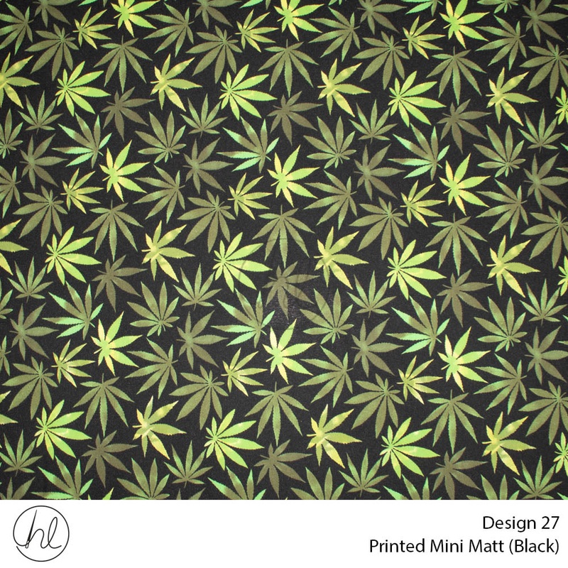 Mini Mat Prt Leaves Sml fabric
