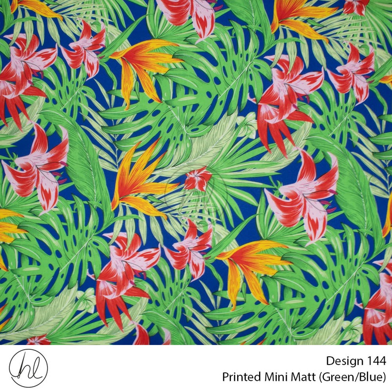 Mini Mat Prt Monster Leaf fabric