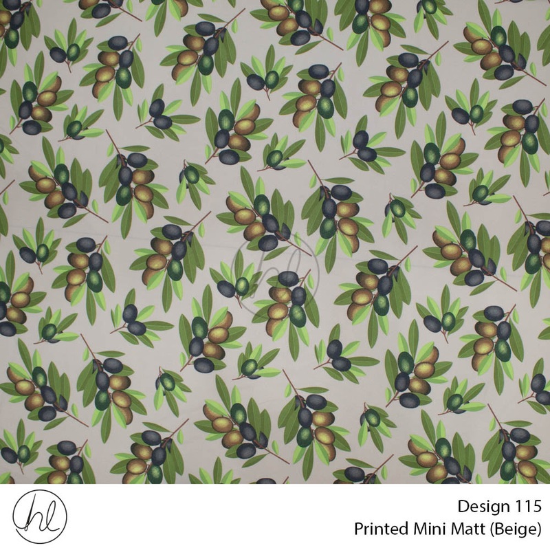 Mini Mat Prt Olives fabric