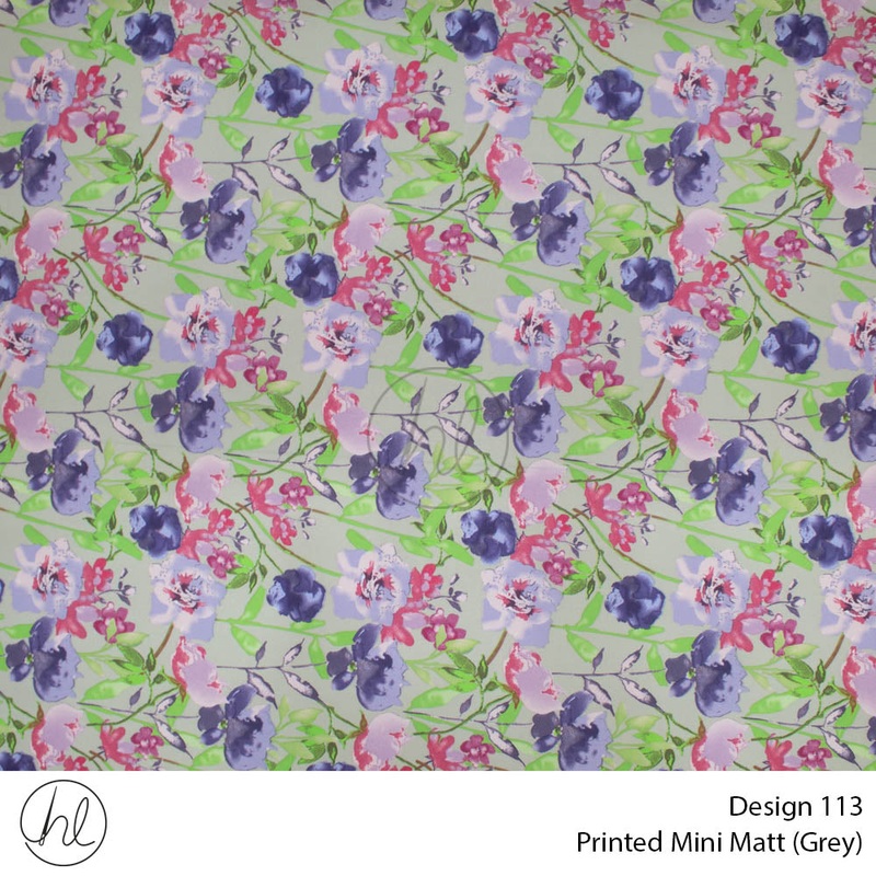 Mini Mat Prt Periwinkle fabric