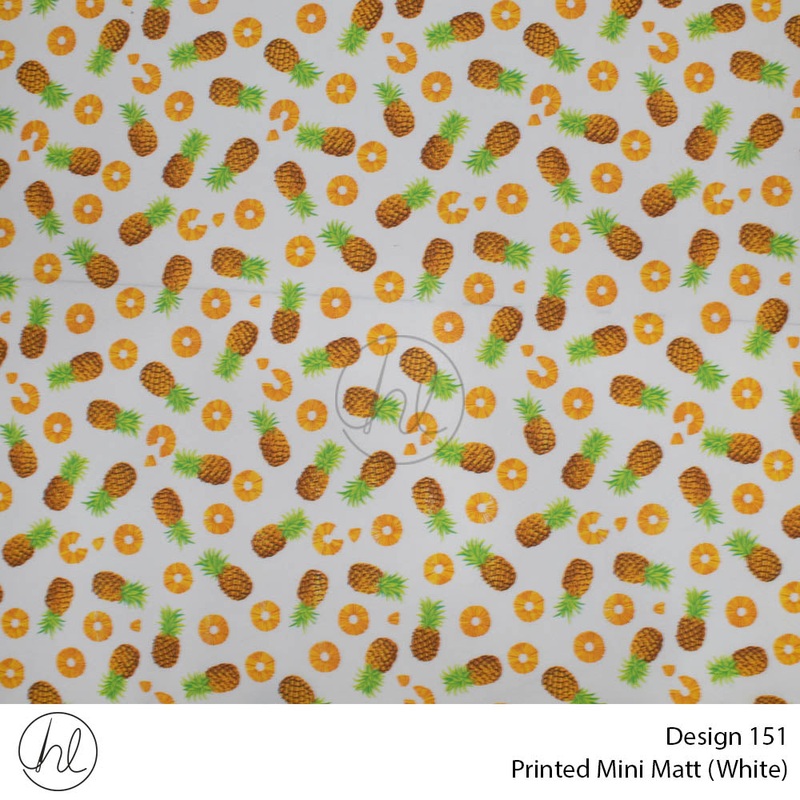 Mini Mat Prt Pineapple fabric