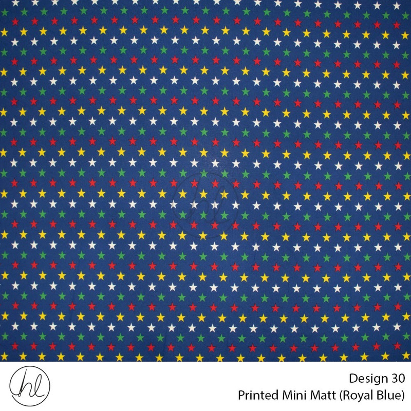 Mini Mat Prt Star fabric