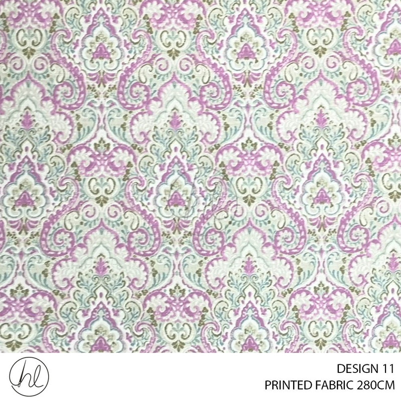 PRINTED FABRIC DESIGN 11 280CM PER M