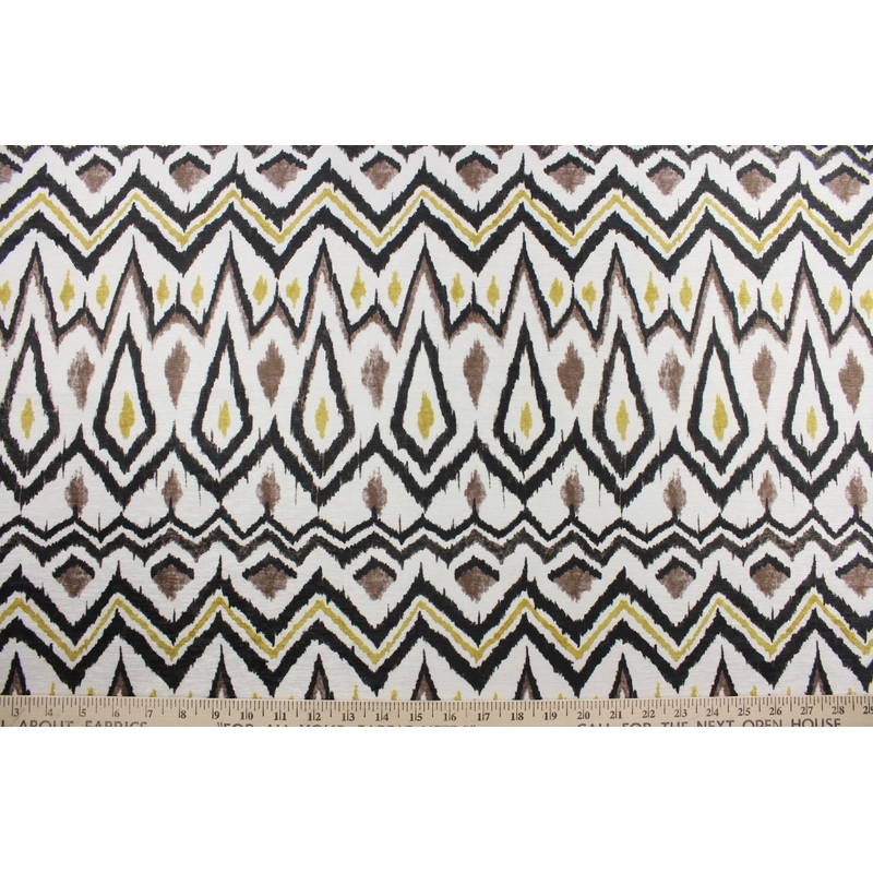 Duralee Fabrics Suburban Clyde in Black/Gold