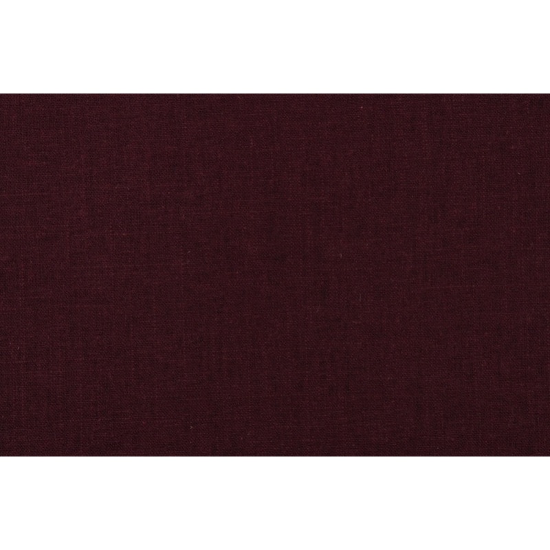 Duralee Linen Blend Fabric in Cordovan