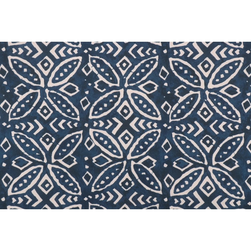 Ellen Degeneres Merida Indoor/Outdoor Fabric in Indigo