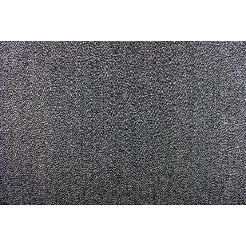 Frozen Harmony Wool Fabric in Iron