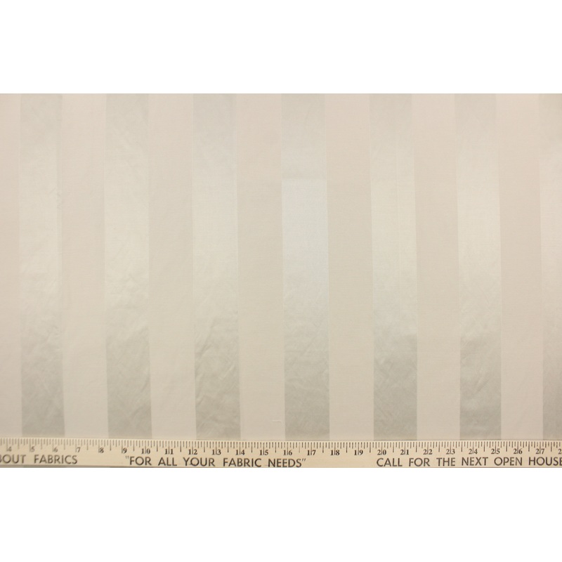Holbrook Striped Jacquard Fabric in Taupe