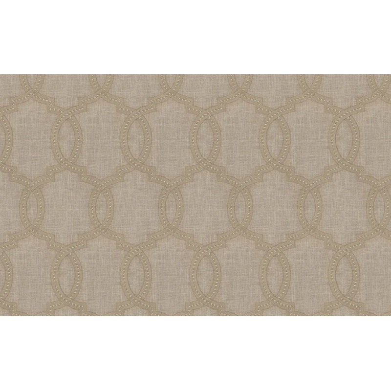 Hornfels Embroidered Fabric in Linen