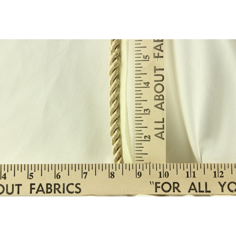 Richloom Battery Lip Cord - 3/8" in Vanilla or Carob
