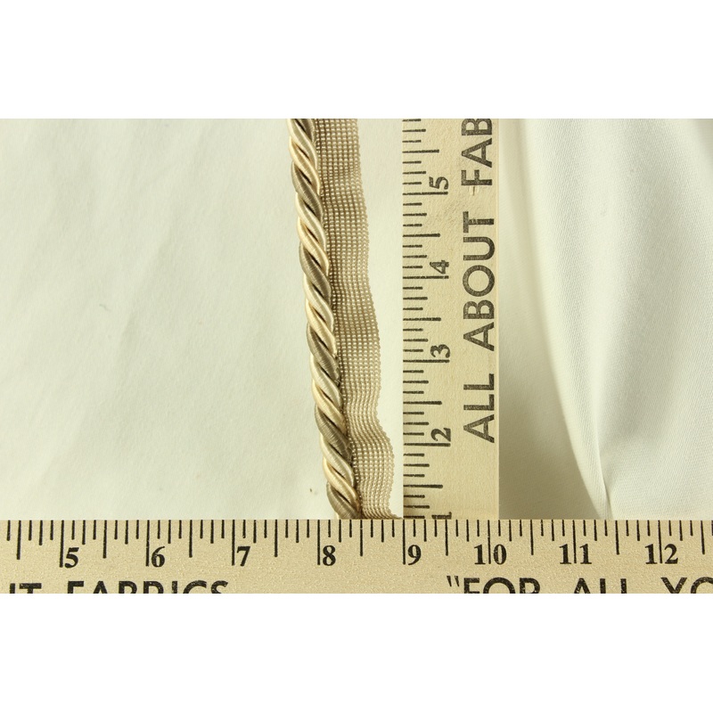 Richloom Twisted Lip Cord Trim - 1/4" in Dove