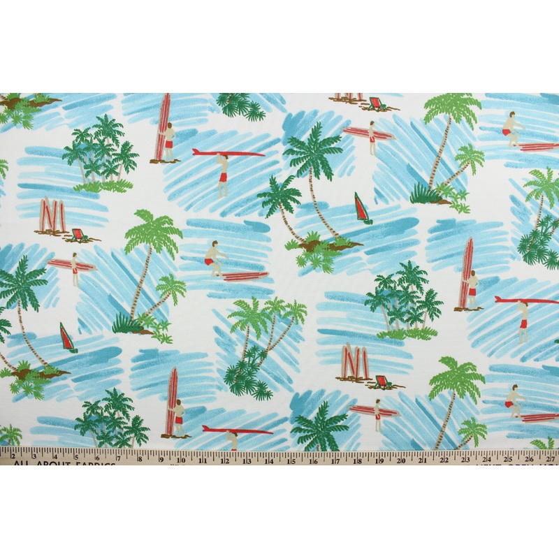Tommy Bahama Ride The Tide  Outdoor Fabric in Capri
