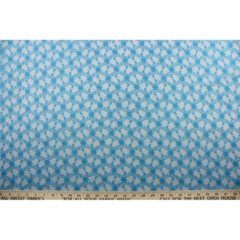 Woven Lace in Sapphire Blue