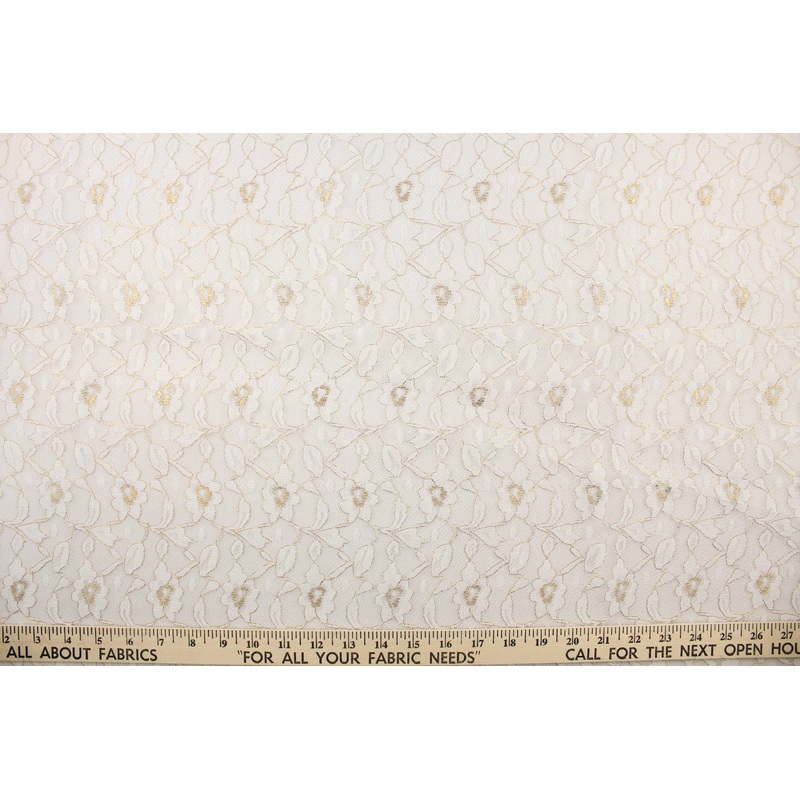 Woven Lace in White Gold