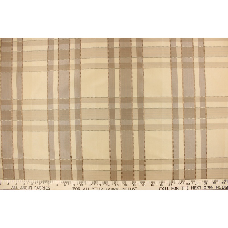 Yarn Dye Stripe Boulevard in Parchment